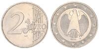 Deutschland / Eurowährung 2 Euro Fehlprägung durchgehendes Monometall mit Randschrift -