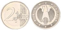 Deutschland / Eurowährung 2 Euro Fehlprägung durchgehendes Monometall mit Randschrift -