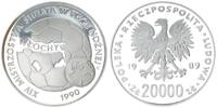 Polen 20.000 Zlotych für die Fussball-WM 1990 -