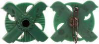 3. Reich Orden Brosche Raiffeisen mit Hersteller -