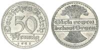 Deutschland / Weimar 50 Pfennig Weimar 50 Pfennig 1922 E -