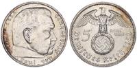 Deutschland - Drittes Reich 5 Mark 3. Reich 5 Reichsmark Paul von Hindenburg -