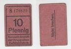Deutschland / Essen / Firma Krupp 10 Pfennig-Wertmarke Deutschland / Essen / Firma Krupp, 10 Pfennig-Wertschein -