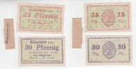Deutschland / Bischofswerder 25/50 Pfennig-Scheine Deutschland / Bischofswerder, 25/50 Pfennig-Scheine, 1920 -