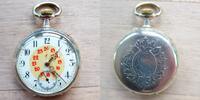 Schweiz, HERREN Taschenuhr, hübsche HERREN TASCHENUHR, Silber-0,800, Zylinderhemmung-gute Funktion-ca. 1915, -