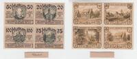 Deutschland/Husum 20-100 Pfennig-Scheine Deutschland/Husum, 20,50,75 und 100 Pfennig Schein, 1921 -