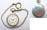 Schweiz, HERREN Taschenuhr HERREN TASCHENUHR GURZELEN, Silber-0, 800-Zylinderhemmung-gute Funkt.-ca. 1905, -