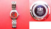 unbek. Herst.land, HERREN ARMBANDUHR, HERREN ARMBANDUHR, FESTINA-CHRONOGRAPH--1/20 Sek., neue Batterie, gute Funktion, -