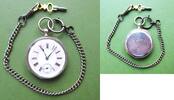 Schweiz, HERREN Taschenuhr HERREN TASCHENUHR, Zylinderhemmung, Schlüsselaufzug-gute Funktion-wohl vor 1900, -