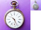 Schweiz, HERREN Taschenuhr antike HERREN TASCHENUHR, Silber-0, 800-Zylinderhemmung-gute Funktion-ca. 1905, -
