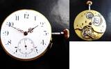 Schweiz, HERREN TASCHENUHR-Werk aus Golduhr gutes SEPARATES UHRWERK aus einer Sprungdeckel Taschenuhr, ca. 20 '''-ca. 1915, -