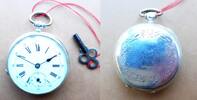 Schweiz, HERREN Taschenuhr HERREN TASCHENUHR, Zylinderhemmung, Schlüsselaufzug-gute Funktion-wohl vor 1900, -