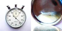 Schweiz, HERREN Taschenuhr, für Bastler: MINERVA STOPP UHR mit Schleppzeiger / Rattrapante, -