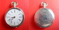 Schweiz, Damen Taschenuhr, schöne DAMEN TASCHENUHR, Silber-0,800, Zylinderhemmung, gute Funktion, ca. 1910, -