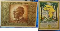 Kolonien Afrika 75 Pfennig, Deutsch- Hanseatischer Kolonialgedenkt Dr. Carl Peters 4.11.1921 75 Pf, Deutsch- Hanseat. Kolonialgedenktag -