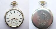 Schweiz, HERREN Taschenuhr, Schw. HERREN TASCHENUHR, Silber, Ankerhemm., Zifferbl.sch.-gute Funkt.-ca. 1900, -