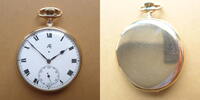 Schweiz, HERREN Taschenuhr, HERREN TASCHENUHR, Gold - 09 K, schönes Gehäuse-gute Funktion-überholt-ca. 1920, -