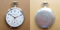 Schweiz, HERREN Taschenuhr, solide UH HERREN TASCHENUHR, Silber-0, 800-Ankerhemmung-gute Funktion-ca. 1915, -