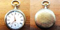 Schweiz, HERREN Taschenuhr, gute HERREN TASCHENUHR, Zylinderhemmung, gute Funktion, ca. 1900, -