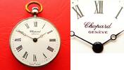 Schweiz, DAMEN Taschenuhr, niedliche DAMEN TASCHENUHR Chopard, Silber-0,800, gute Funktion, ca. 1970 er, -