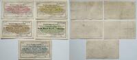 Hof, Bayern 2.1, 4.2, 24 Pfennig Gold, 1.05, 2.10 Goldmark Verband süddeutscher Textil-Arbeitgeber, wertbeständiges Notgeld, -