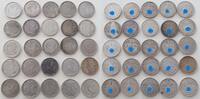 3. Reich, Third Reich Lot 25 x 5 Mark Hindenburg mit Hakenkreuz Silberposten 3. Reich Lot 25 x 5 Mark Hindenburg 1936-1939 -