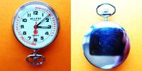 unbek. Herst.land, DAMEN TASCHENUHR, REGENT SCHWESTERNUHR / Halskettenuhr, Quartz, neue Batterie, gute Funktion, -
