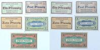 Friedrichsfeld, Rheinland 1, 5, 10 Pfennig, 1, 2 Mark Gefangenenlager, Notgeld, Lagergeld -