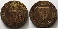 Helmut König Kupfermedaille 30 Jahre Fachgruppe Numismatik Wismar, histor. Wismarer Taler -