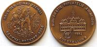 DDR Medaille Numismatik Philatelie Zinnfugur Ausstellung in Freital -