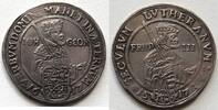 1/2 Taler 1617 Sachsen-Albertinische Linie Johann Georg I. (1615-1656) auf das Reformationsjubiläum, selten! sehr schön+