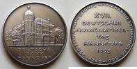 Numismatik Silbermedaille XVII. Deutscher Numismatiker-Tag Hannover, Dt. Bank Hannover -
