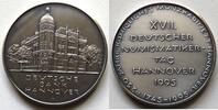 Numismatik Silbermedaille XVII. Deutscher Numismatiker-Tag Hannover, Dt. Bank Hannover -