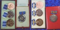 DDR Orden FDJ Silber, Gold, Bronze, Jugendkollektiv mit Schatulle jew. an Spange -