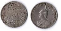 Kolonien: Deutsch-Ostafrika Soldaten-Souvenirmarke Deutsch-Ostafrika Soldaten-Souvenirmarke aus 1/2 Rupie. 1916. ss -