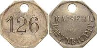 Kolonien: Deutsch-Südwestafrika Wertmarke Nr.126 Kaiserl.Hafenbauamt SWA Deutsch-Südwestafrika Wertmarke Kaiserliches Hafenbauamt Swakopmund ss -