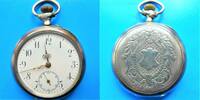 Schweiz, Herren Taschenuhr, HERREN TASCHENUHR, Zylindergang, 10 Rubis, 1 Defekt, gute Funktion, ca. 1915, -