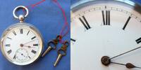 England, HERREN TASCHENUHR, engl. Spitzzahn-Ankerhemmungs TASCHENUHR, sehr gepflegt, gute Funktion, ca.1887, -