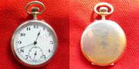 Schweiz, HERREN TASCHENUHR, HERREN TASCHENUHR, Zylindergang, Zifferblattschaden, gute Funktion, ca. 1920, -