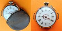 Schweiz, Damen Taschenuhr, DAMEN TASCHENUHR, Silber - 0,800, Zylinderhemmung, gute Funktion, ca. 1900, -