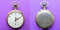 Schweiz, HERREN TASCHENUHR, HERREN TASCHENUHR, Silber-0,800, kl. Zifferblattschaden, gute Funktion, ca.1915, -