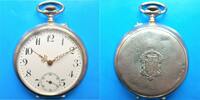 Schweiz, HERREN TASCHENUHR, HERREN TASCHENUHR, W. Schaedele, Silber, Zylindergang, gute Funktion, ca.1915, -
