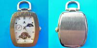 unbek. Herstellungsland, HERREN Taschenuhr, Herren TASCHENUHR mit Unruhfenster, vergoldet, Ankerhemmung, gute Funktion, -