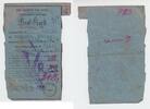 Deutschland / Polen / Getto Litzmannstadt Brotkarte Getto Litzmannstadt Brotkarte No: 166027 -