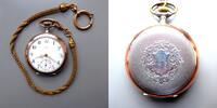 Schweiz, HERREN TASCHENUHR, HERREN TASCHENUHR, OMEGA, Silber-0,800, Ankerhemmung, gute Funktion, ca. 1910, -