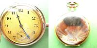 Deutschland, HERREN TASCHENUHR, Sprungd. HERREN TASCHENUHR, vergoldet, Ankerhemmung, funktioniert gut, ca. 1925, -