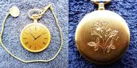 Deutschland, HERREN Taschenuhr, HERREN TASCHENUHR -Frack, TERRY, vergoldet-Ankerhemmung-gute Funktion-ca.1975, -