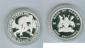 Uganda 2000 Shillings Olympische Spiele Athen 2004 - Sprinter Nur 500 Stück! -