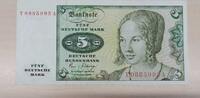 Bundesrepublik Deutschland 5 Deutsche Mark Ro.296a -