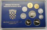 Kroatien 8,88 Kuna Kursmünzensatz Nur 1.000 Stück! -